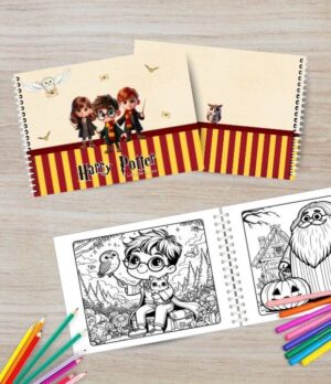 Harry Potter Pequenos Feiticeiros — Livro de Colorir