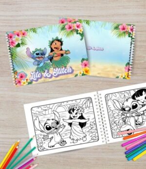 Lilo e Stitch Ohana — Livro de Colorir