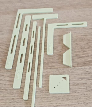 Kit de réguas espaçadoras - 8 pçs